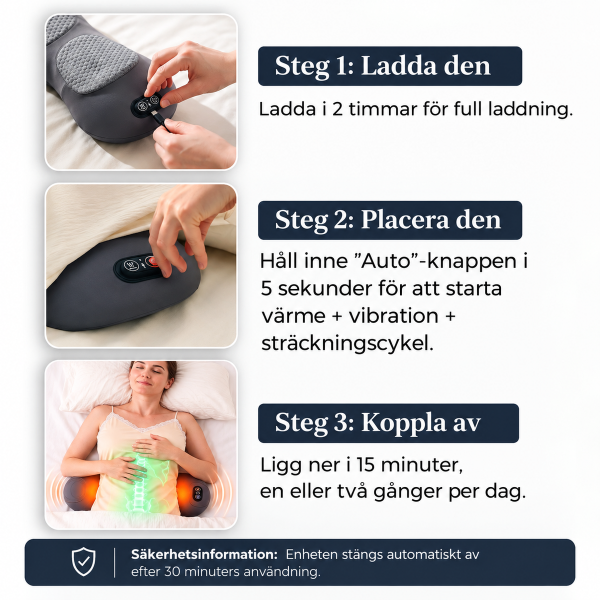 Novyrali ™ - Nackro Ryggkudde
